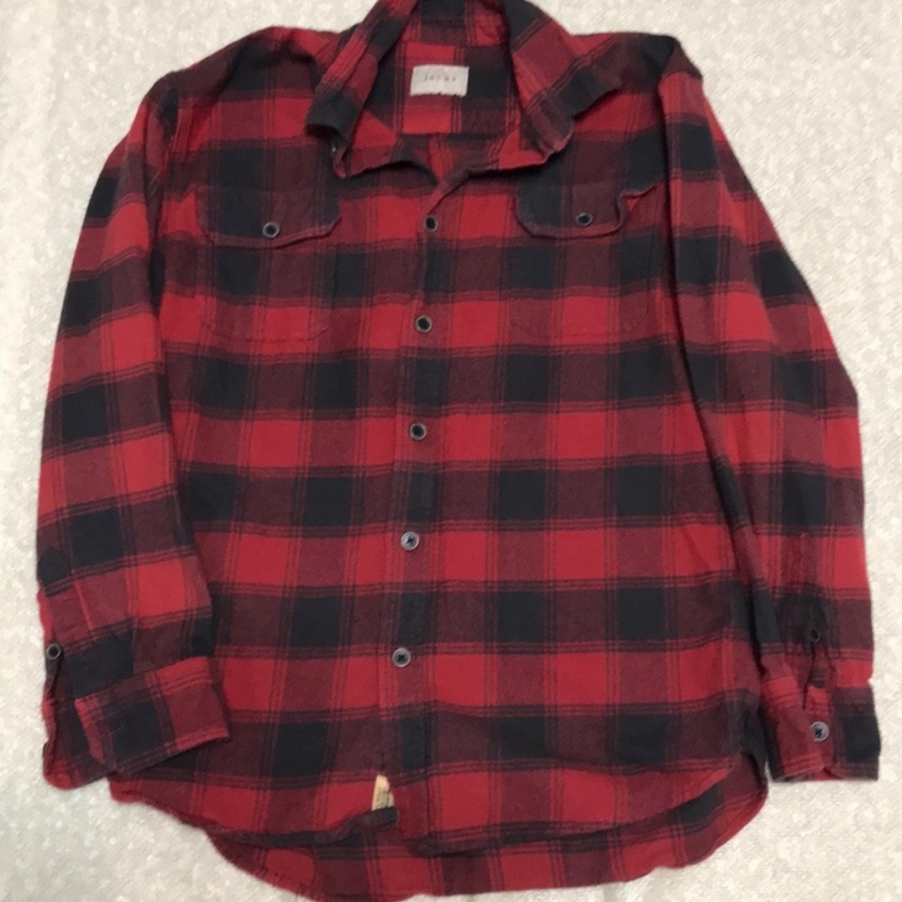 Men’s Jachs Red Flannel Button Up.